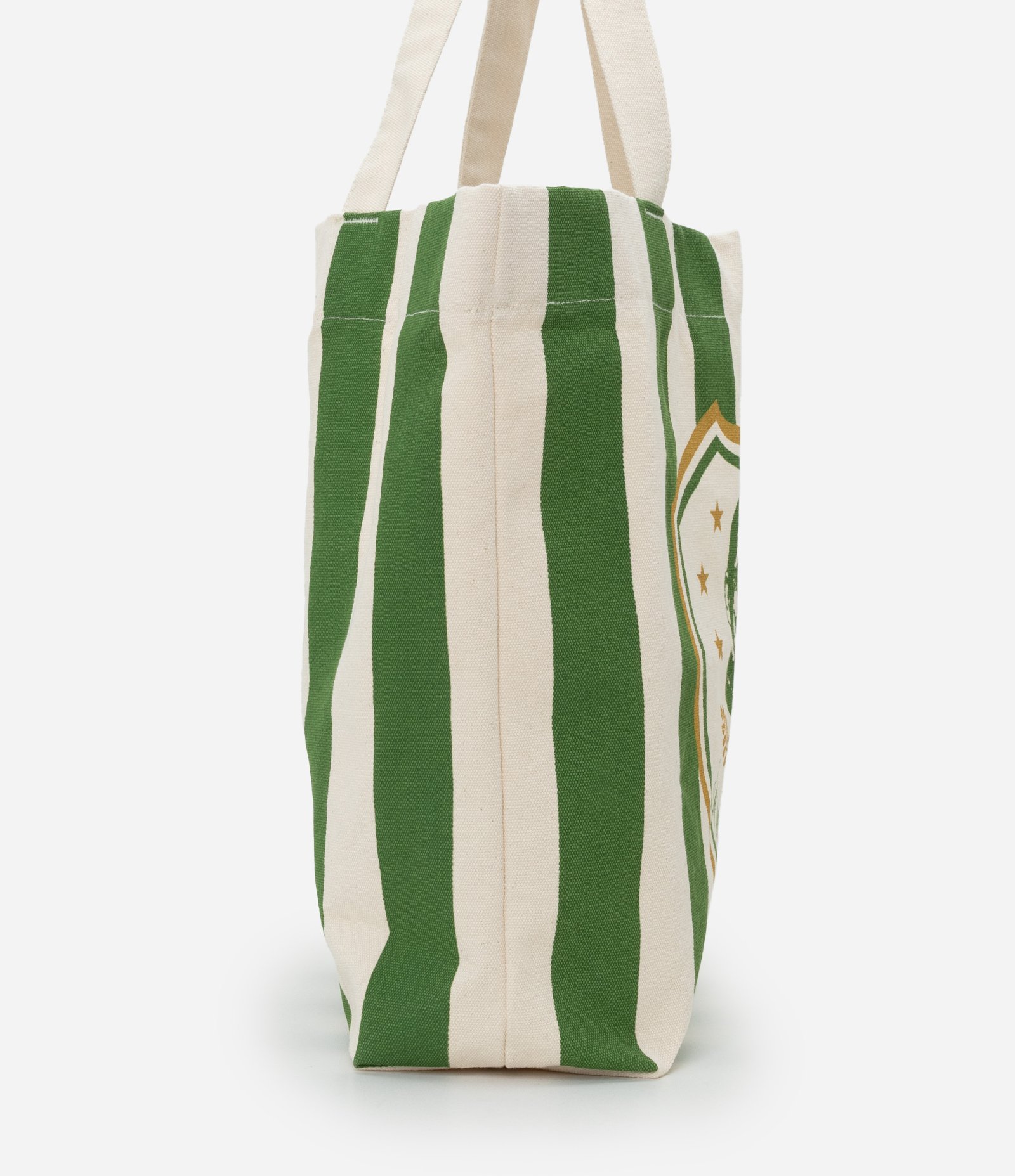 Bolsa com Estampa Samba Clube e Listras Verdes Verde / Off white 2