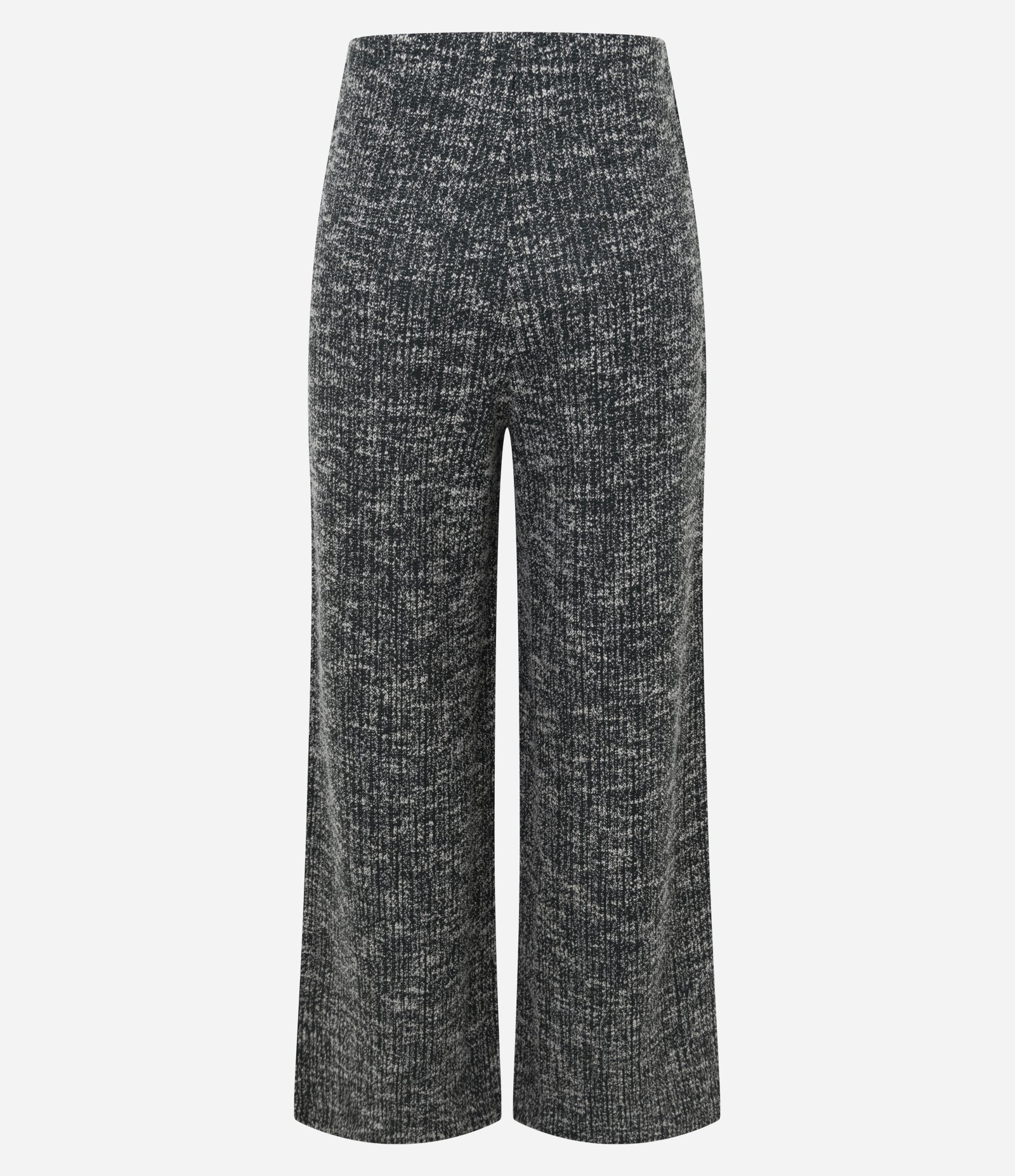 Calça Reta em Tweed com Textura Mesclada Cinza 6