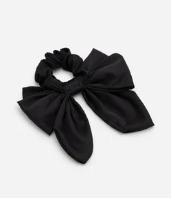 Scrunchie com Aplicação de Laço Grande