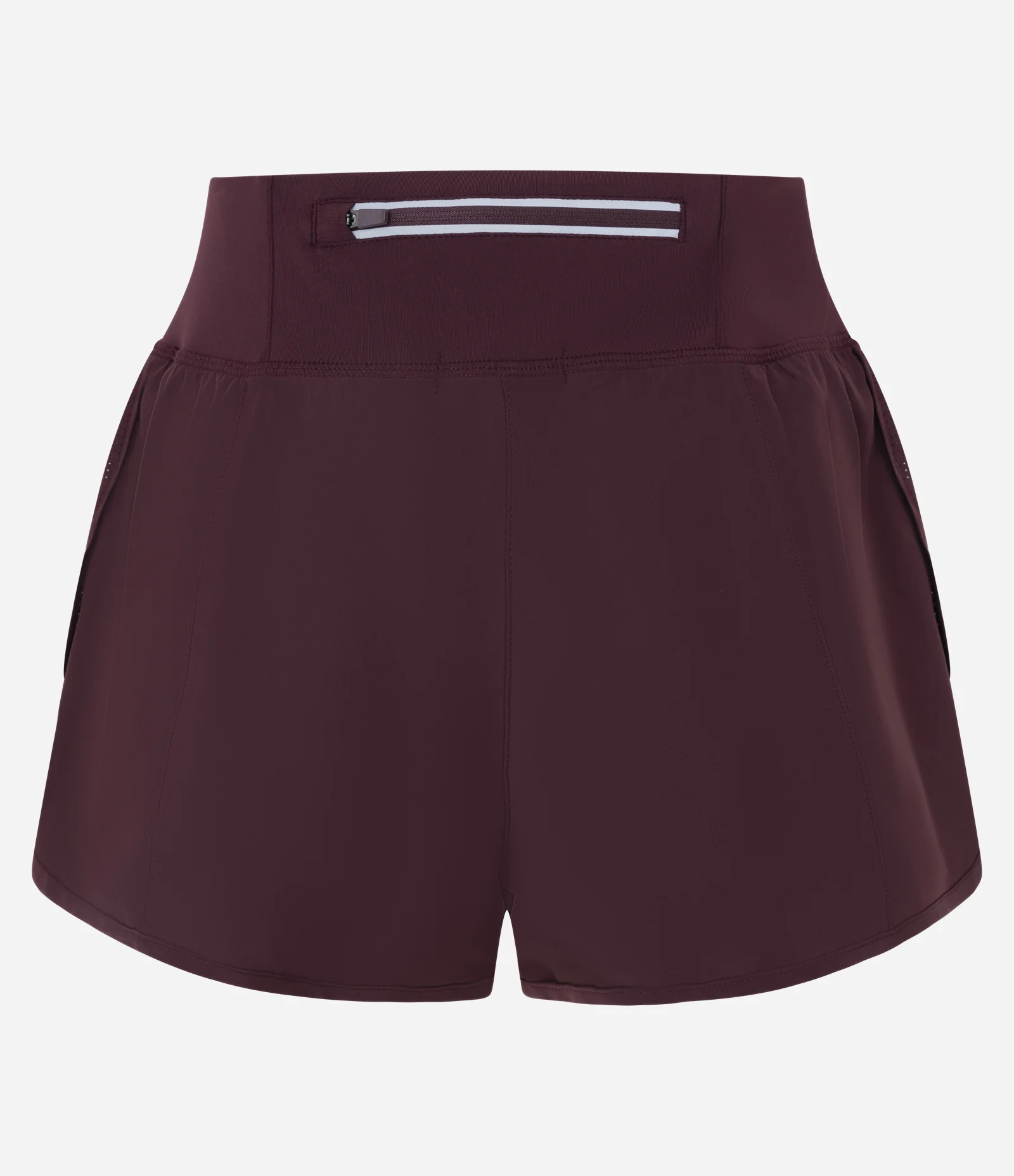 Bermuda Runner Esportiva em Microfibra com Bolso Funcional Bordô 6