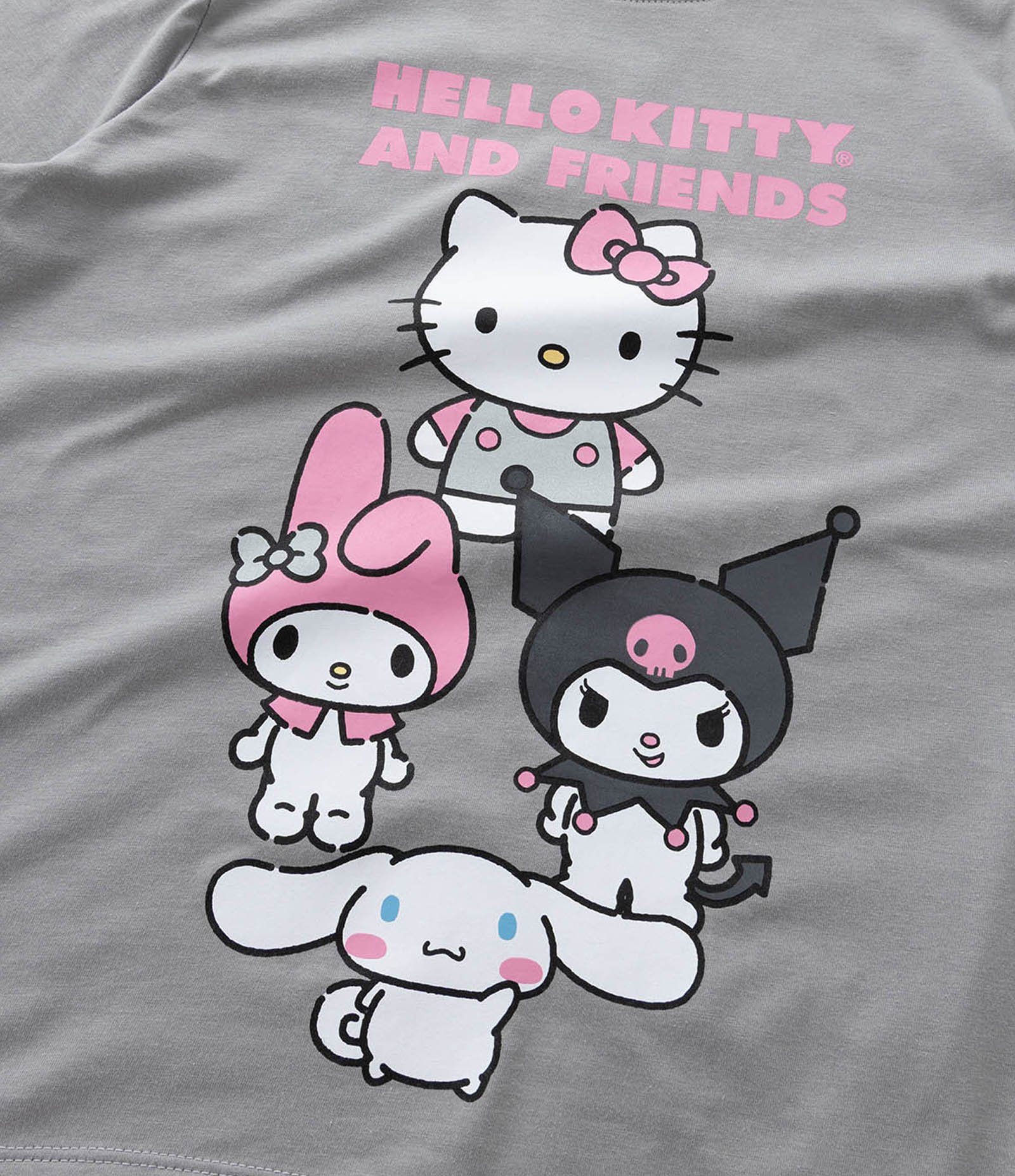 Camiseta Infantil com Estampa Hello kitty And Friends - Tam 5 a 14 Anos Alloy 5