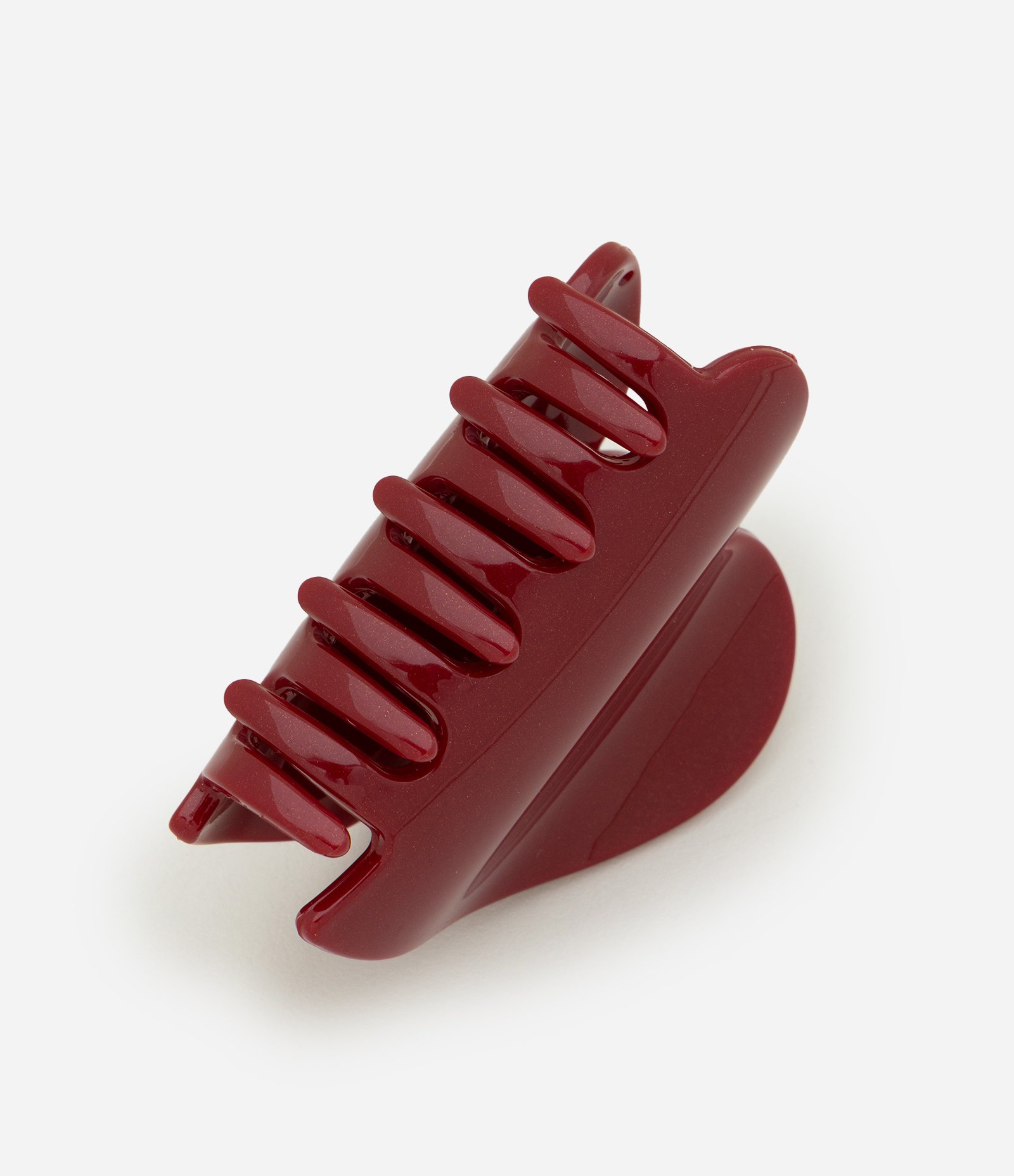 Piranha de Cabelo Robusta com Formato de Coração Vermelho 2