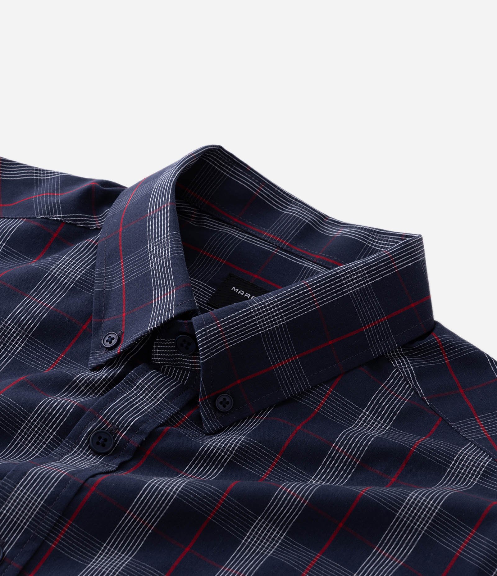 Camiseta Manga Curta em Tricoline Xadrez Azul 9