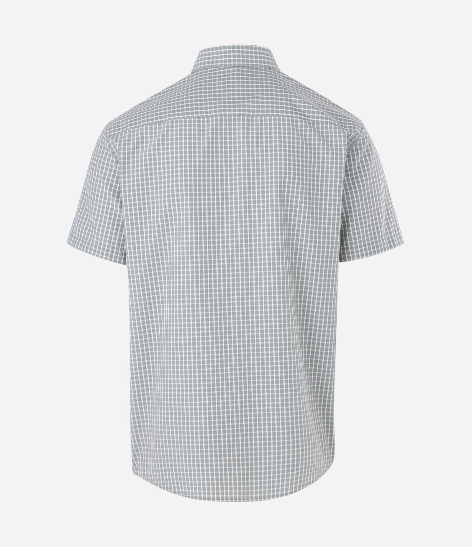 Camisa Manga Curta em Tricoline Xadrez Verde 6
