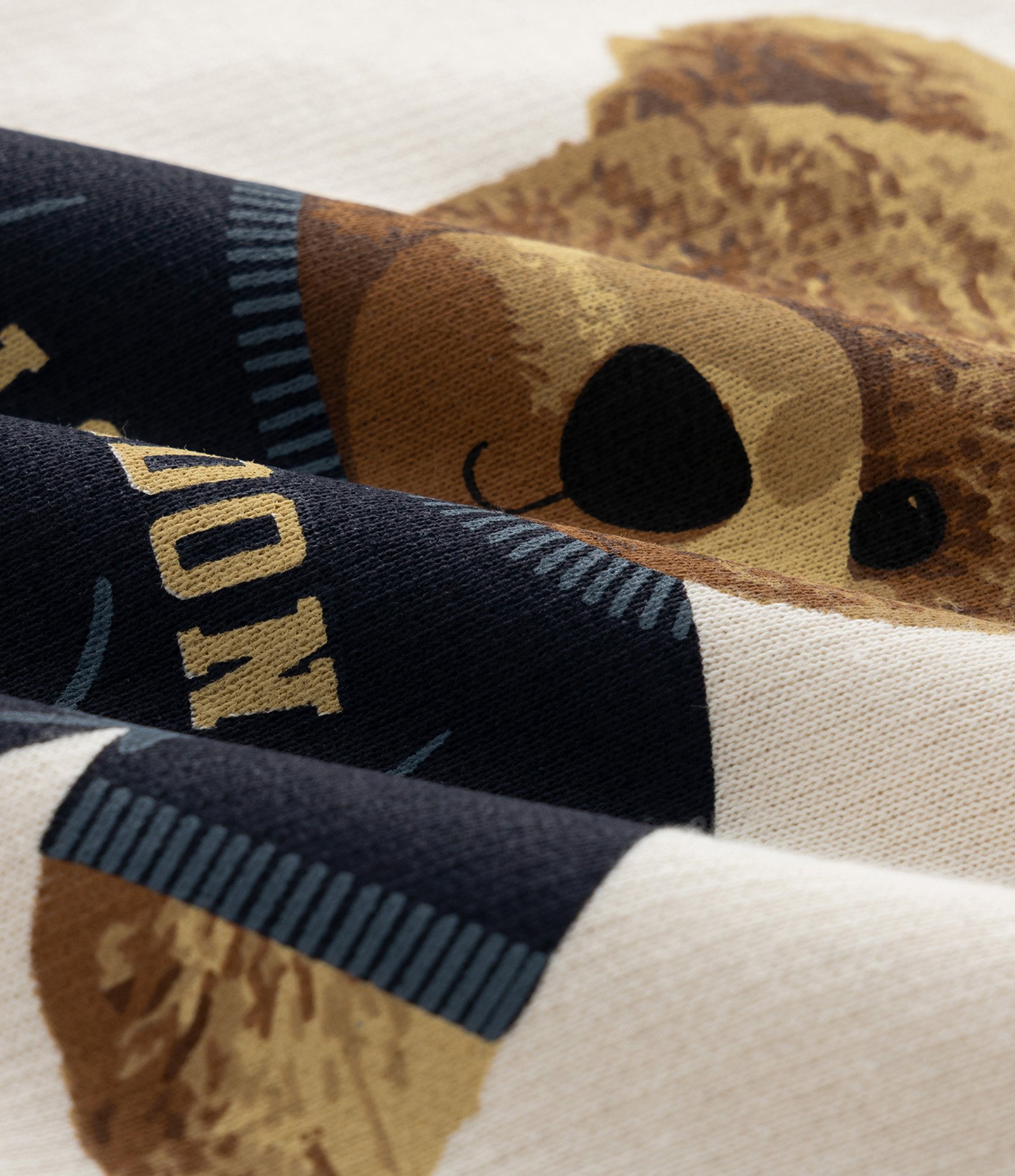 Casaco Infantil Relaxed com Estampa de Urso – Tam 5 a 14 Anos Off White 4