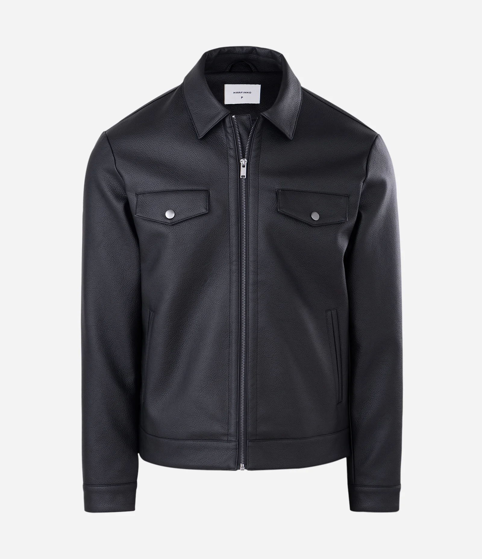 Jaqueta em PU Lisa Preto 1