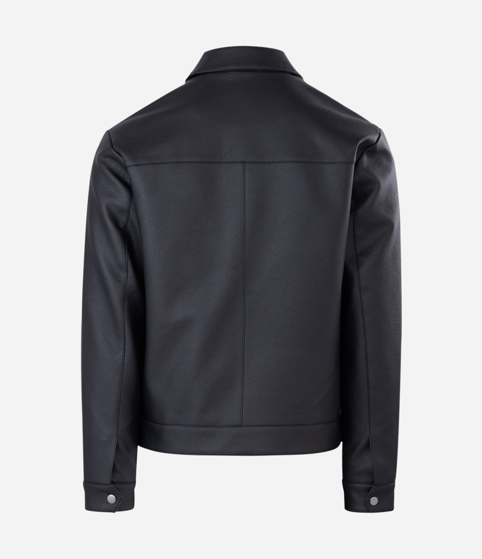 Jaqueta em PU Lisa Preto 2