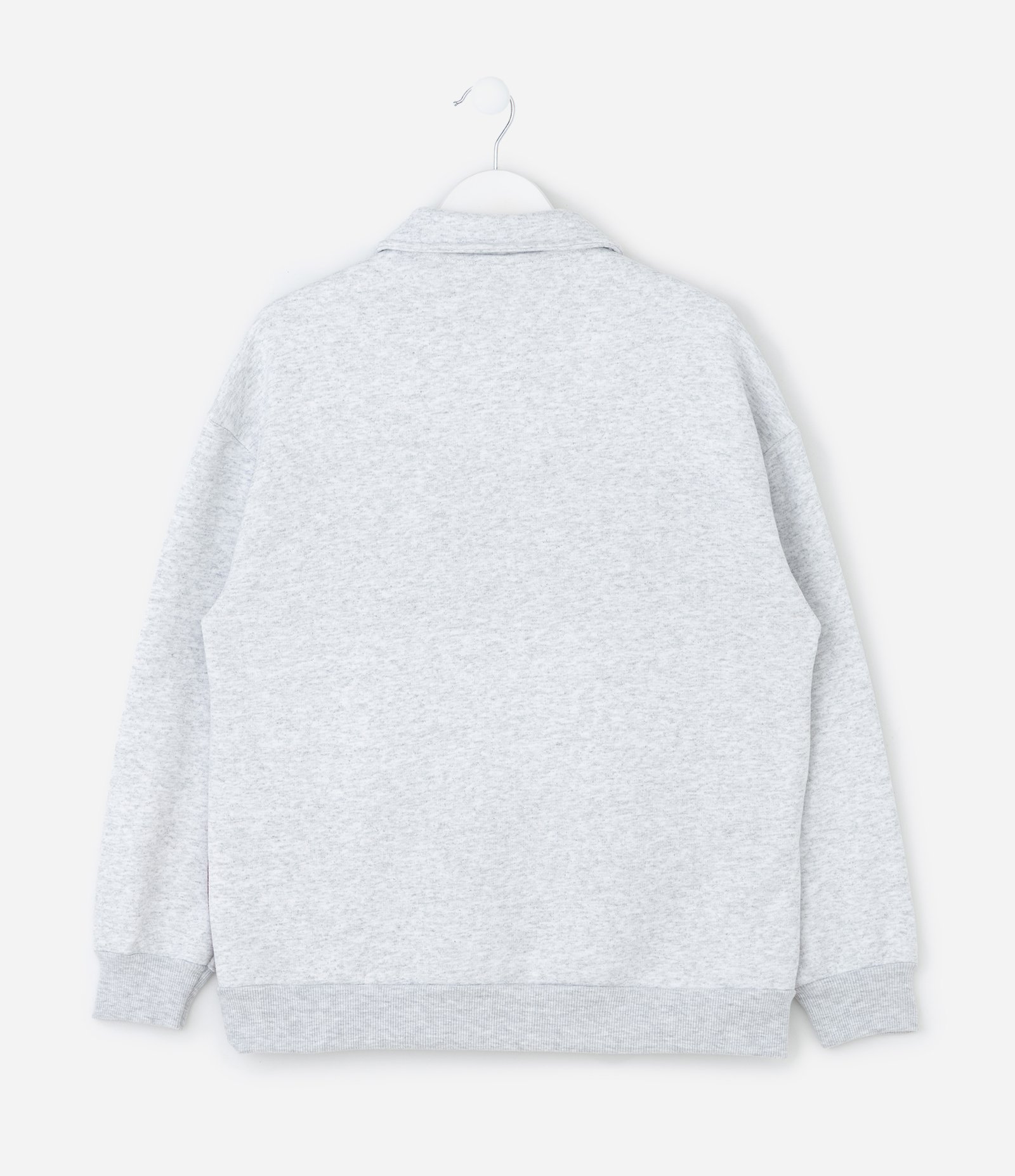 Casaco Infantil com Lettering London Academy – Tam 7 a 16 Anos Cinza 2