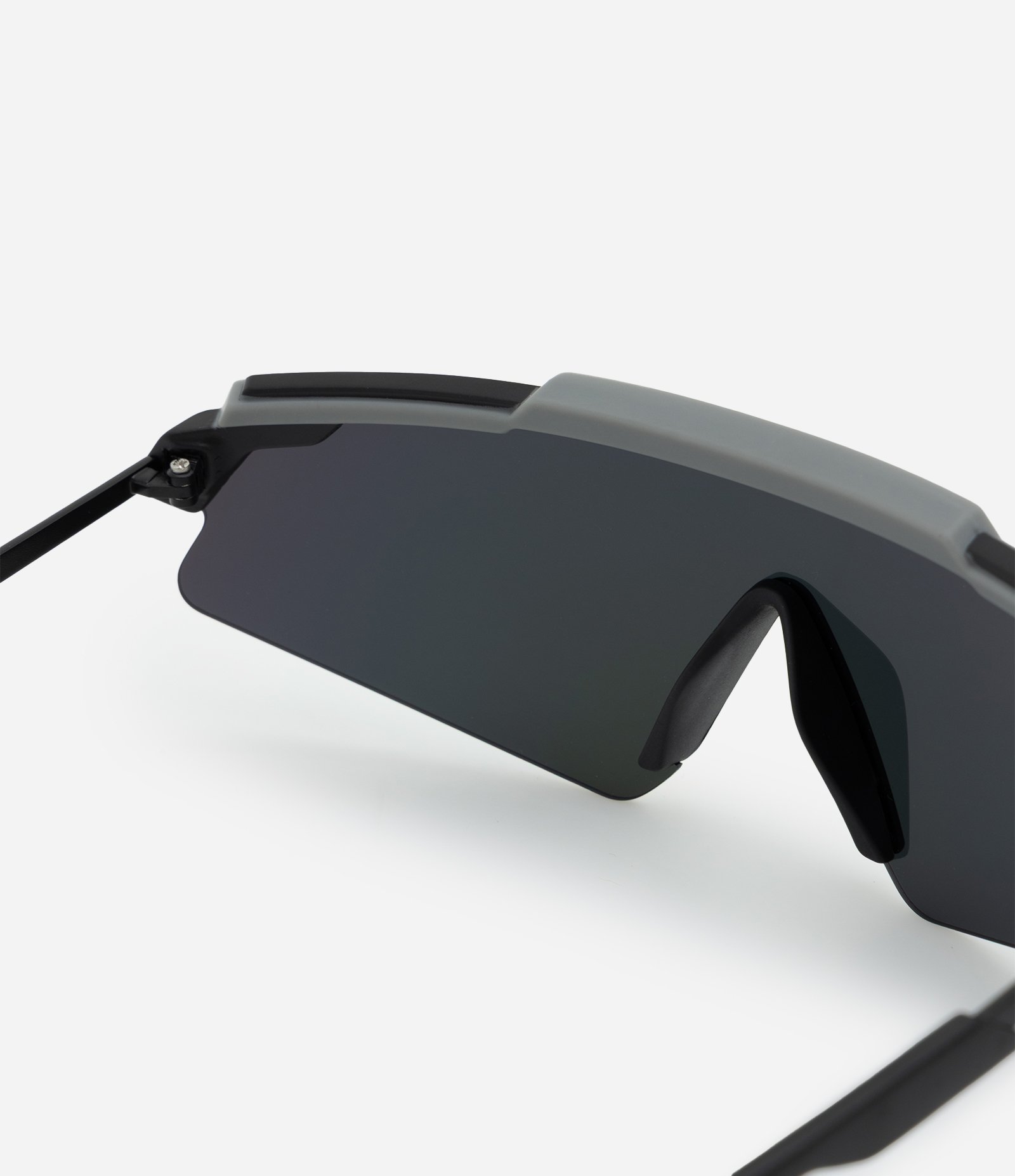 Óculos de Sol Esportivo com Lente Ampla Preto 3