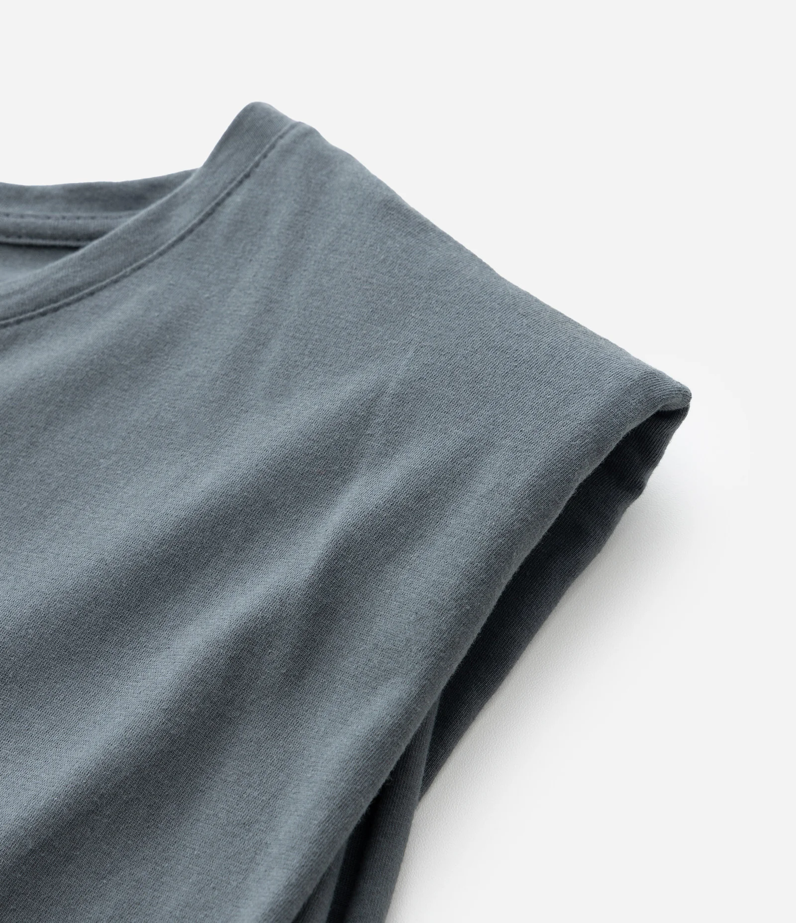 Vestido New Midi em Algodão com Babado Curve e Plus Cinza Escuro 4