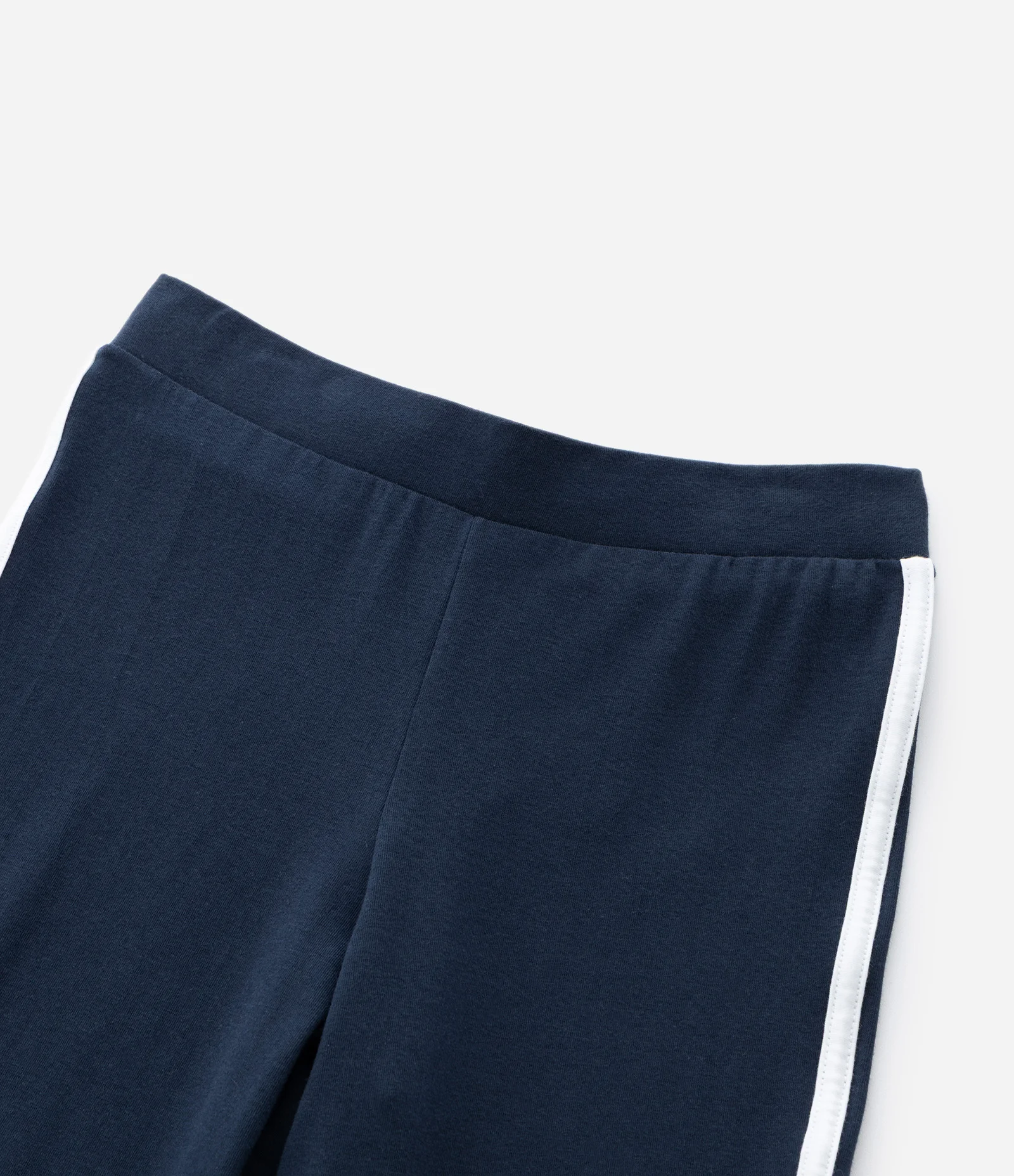 Calça Infantil Flare em Cotton com Listras Laterais – Tam 7 a 16 Anos Azul Marinho 3