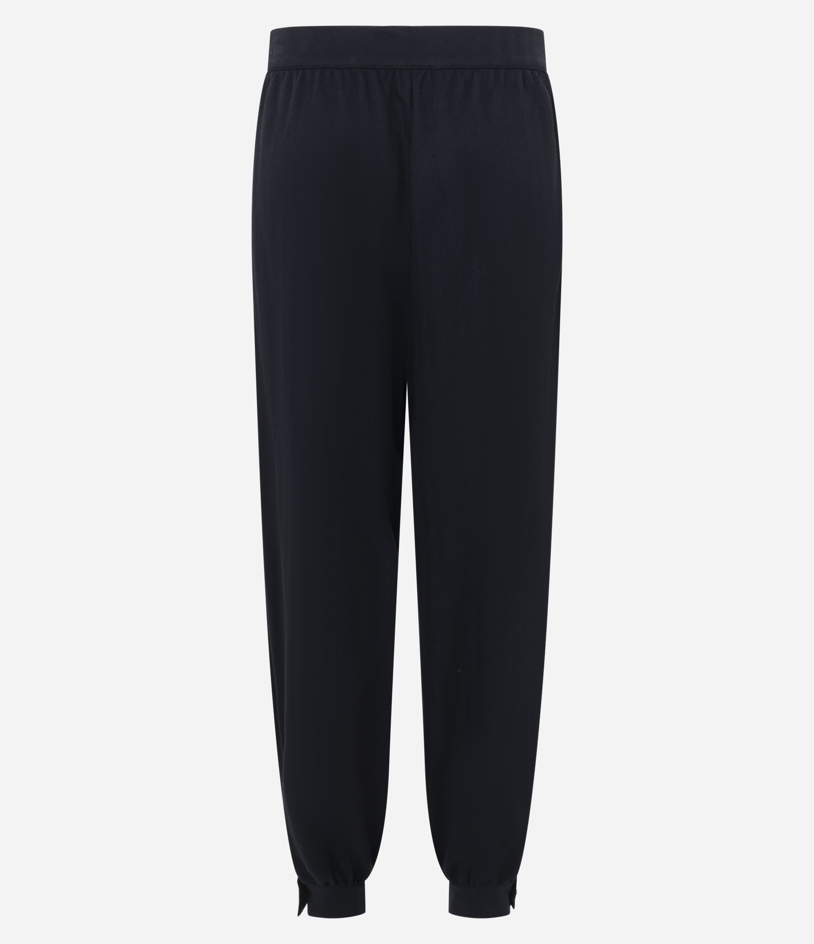 Calça Aladim em Piquet com Cós Estruturado Preto 2