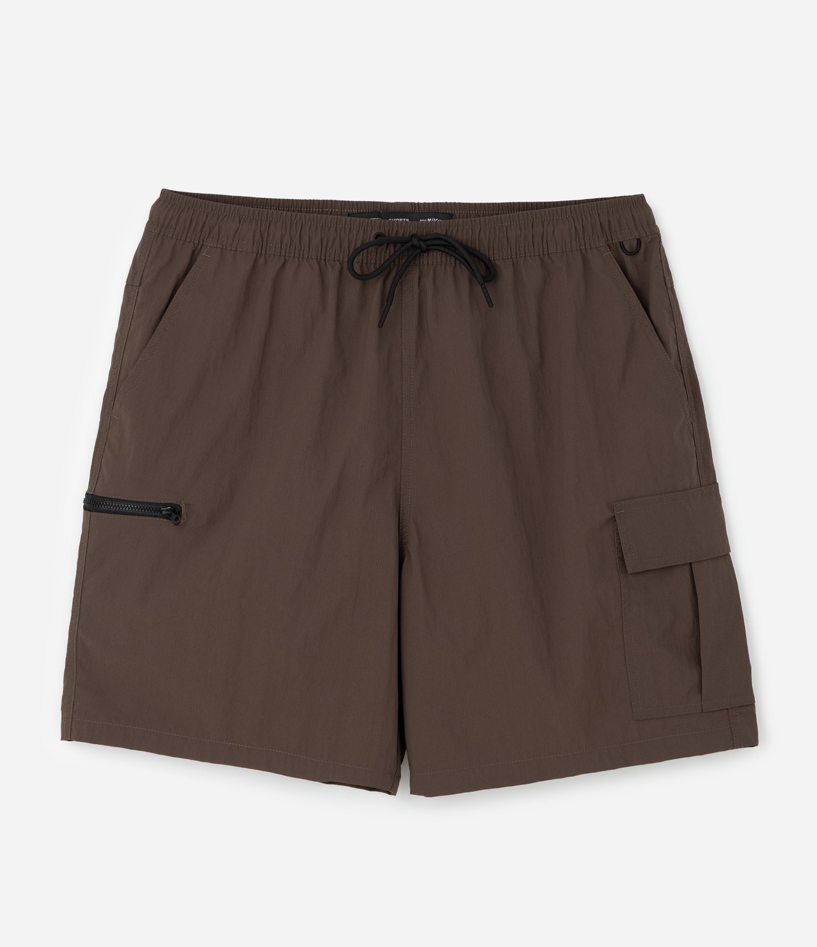 Bermuda em Poliamida com Bolsos Laterais Marrom Escuro 5