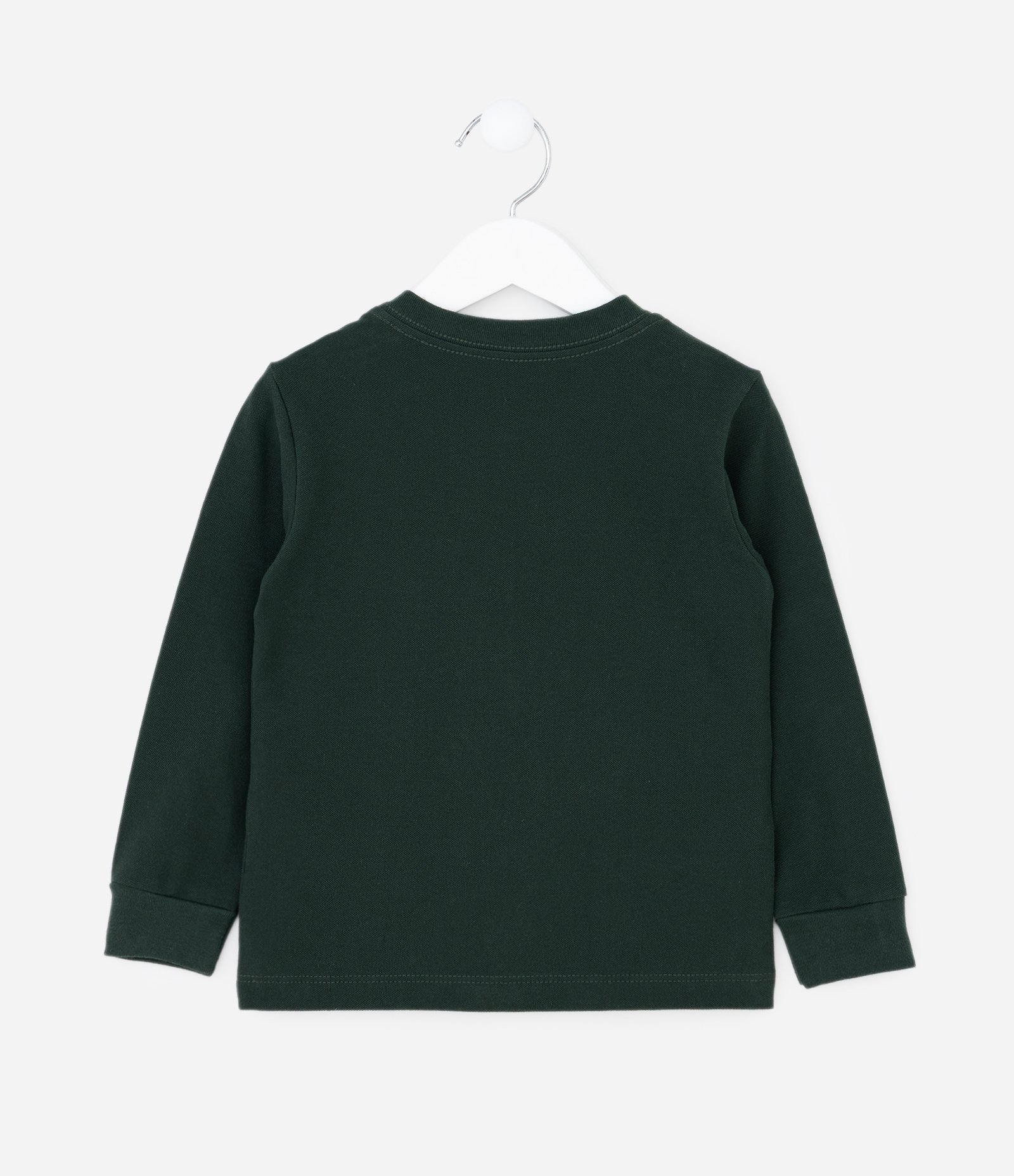 Camiseta Infantil em Piquet com Dinossauros – Tam 1 a 6 Anos Verde Escuro 2