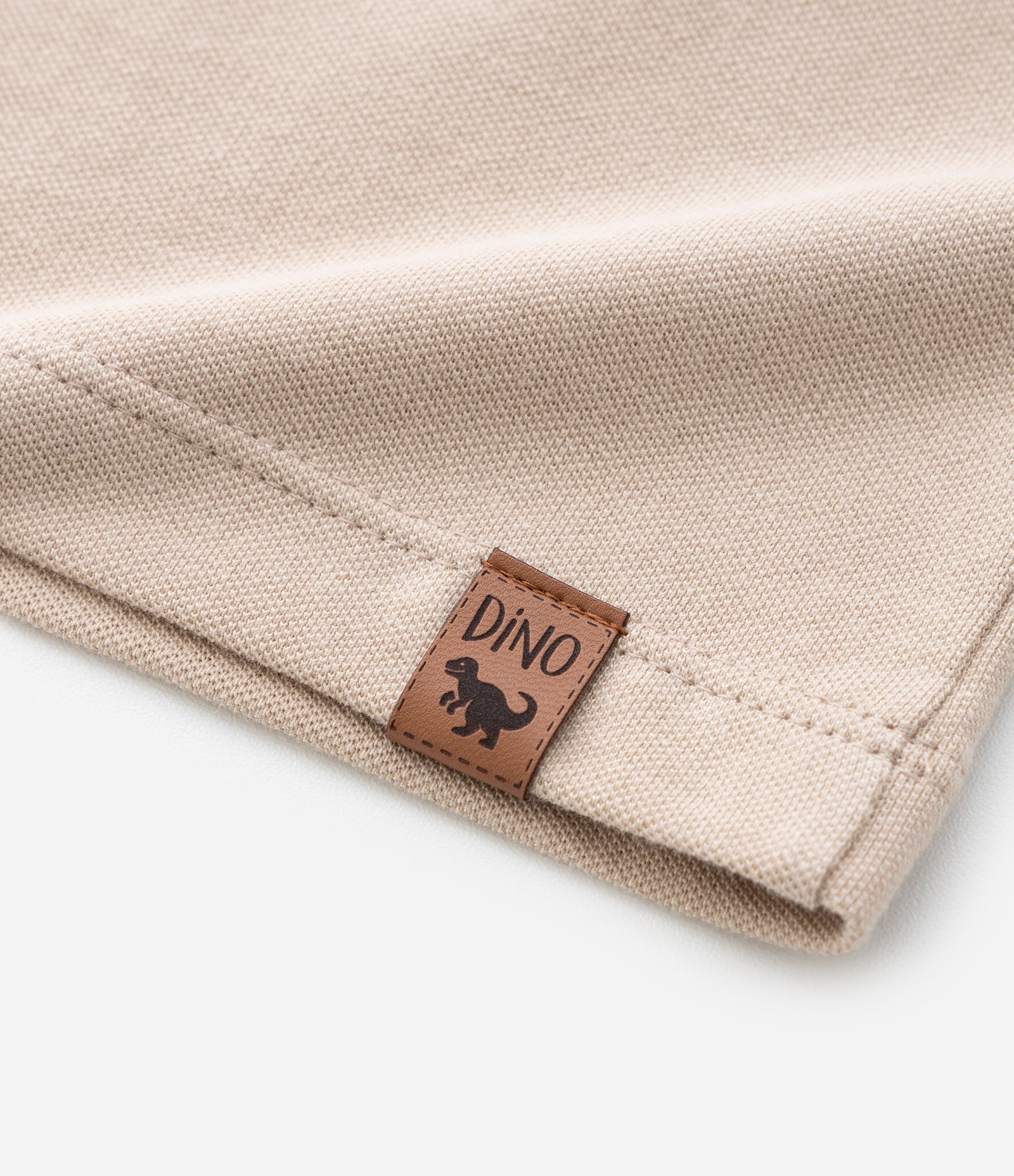 Camiseta Infantil em Piquet com Dinossauros – Tam 1 a 5/6 Anos Bege 5