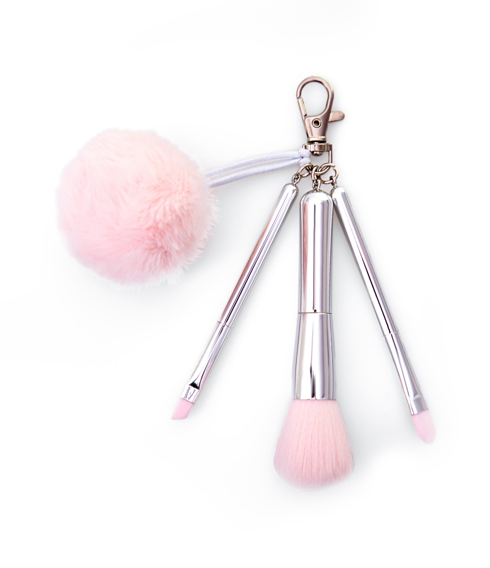 Kit de Pinceis com Chaveiro Alchemia Rosa 4