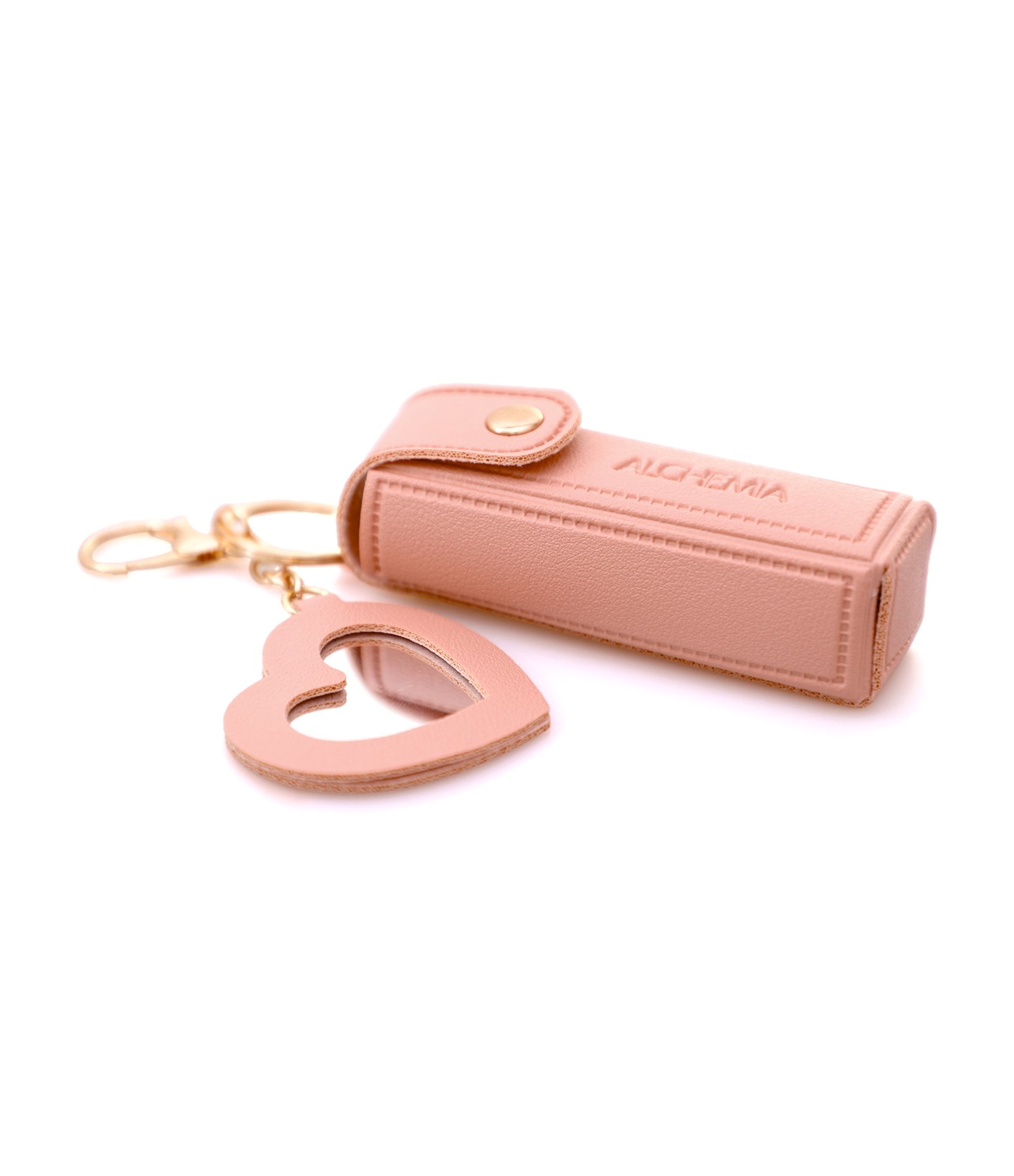 Case para Gloss com Espelho com Chaveiro Alchemia Rosa 5