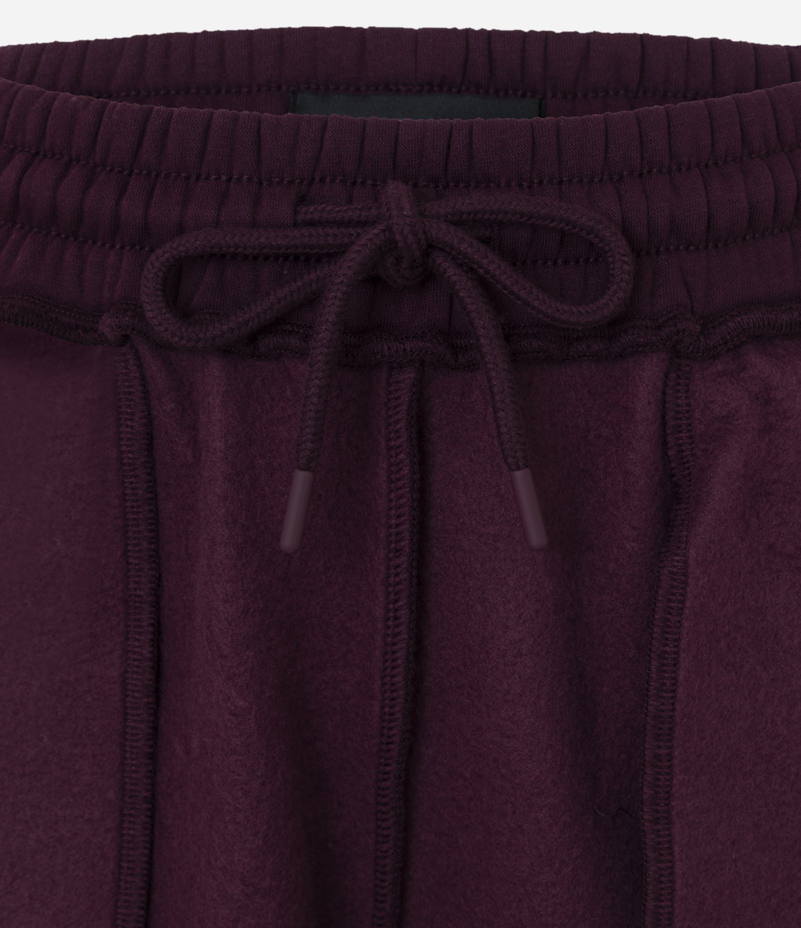 Calça Jogger em Moletom com Cós com Elástico Bordô 6