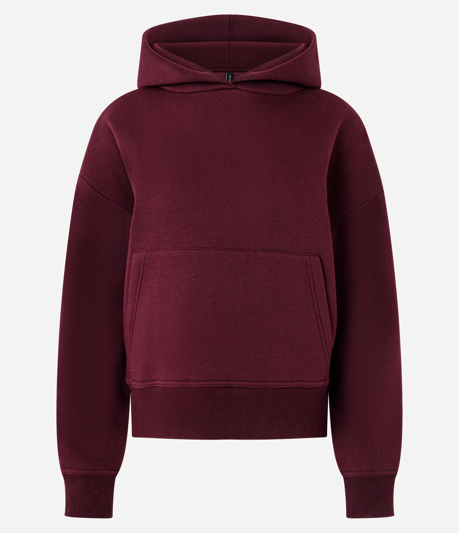 Blusão Moletom em Algodão com Bolso Canguru Vermelho 5