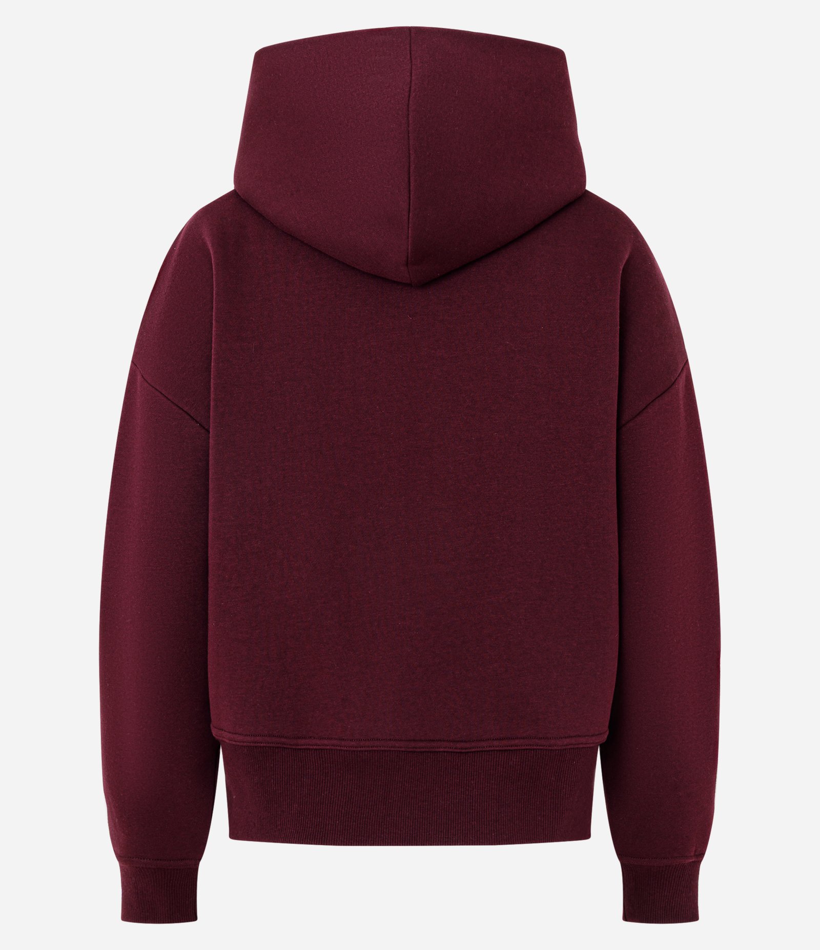 Blusão Moletom em Algodão com Bolso Canguru Vermelho 6