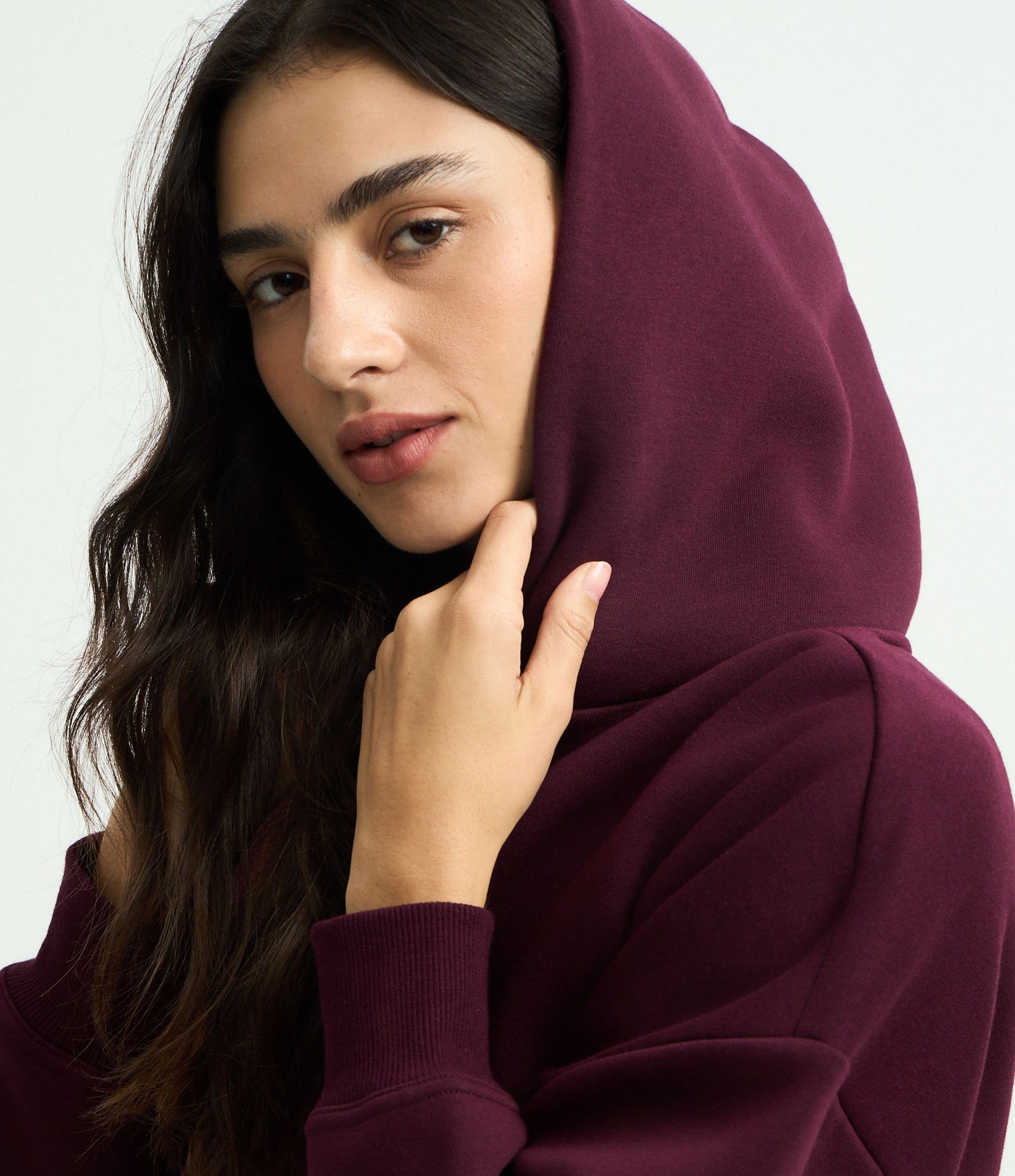 Blusão Moletom em Algodão com Bolso Canguru Vermelho 4