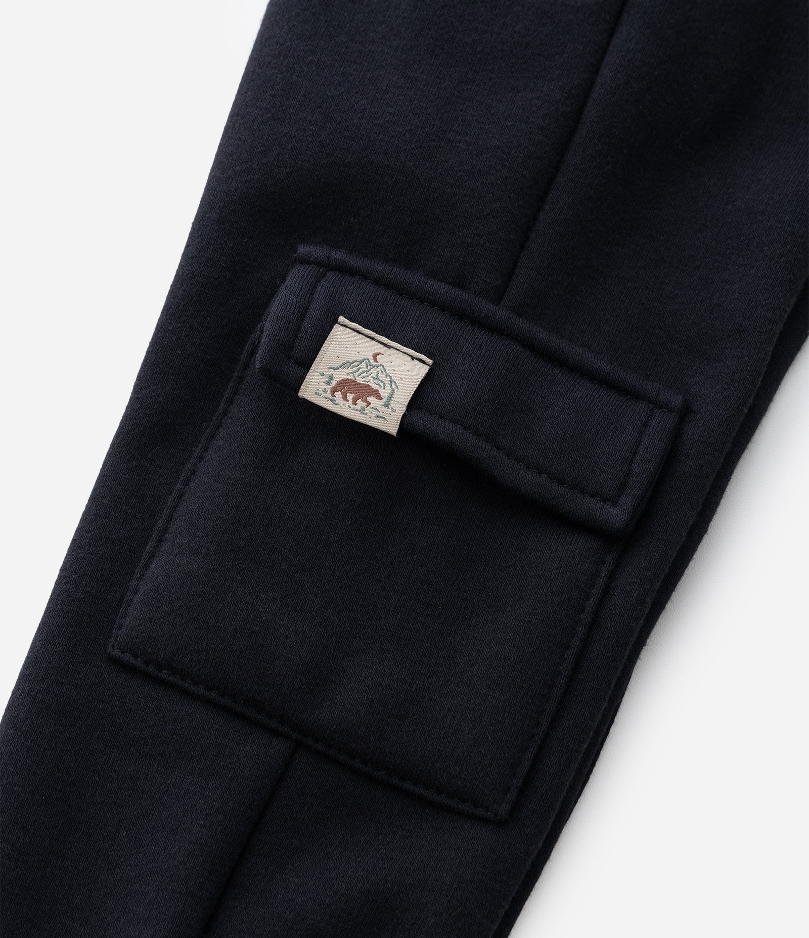 Calça Infantil Jogger com Bolso Cargo – Tam 1 a 6 Anos Preto 8