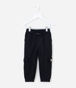 Calça Infantil Jogger com Bolso Cargo – Tam 1 a 6 Anos