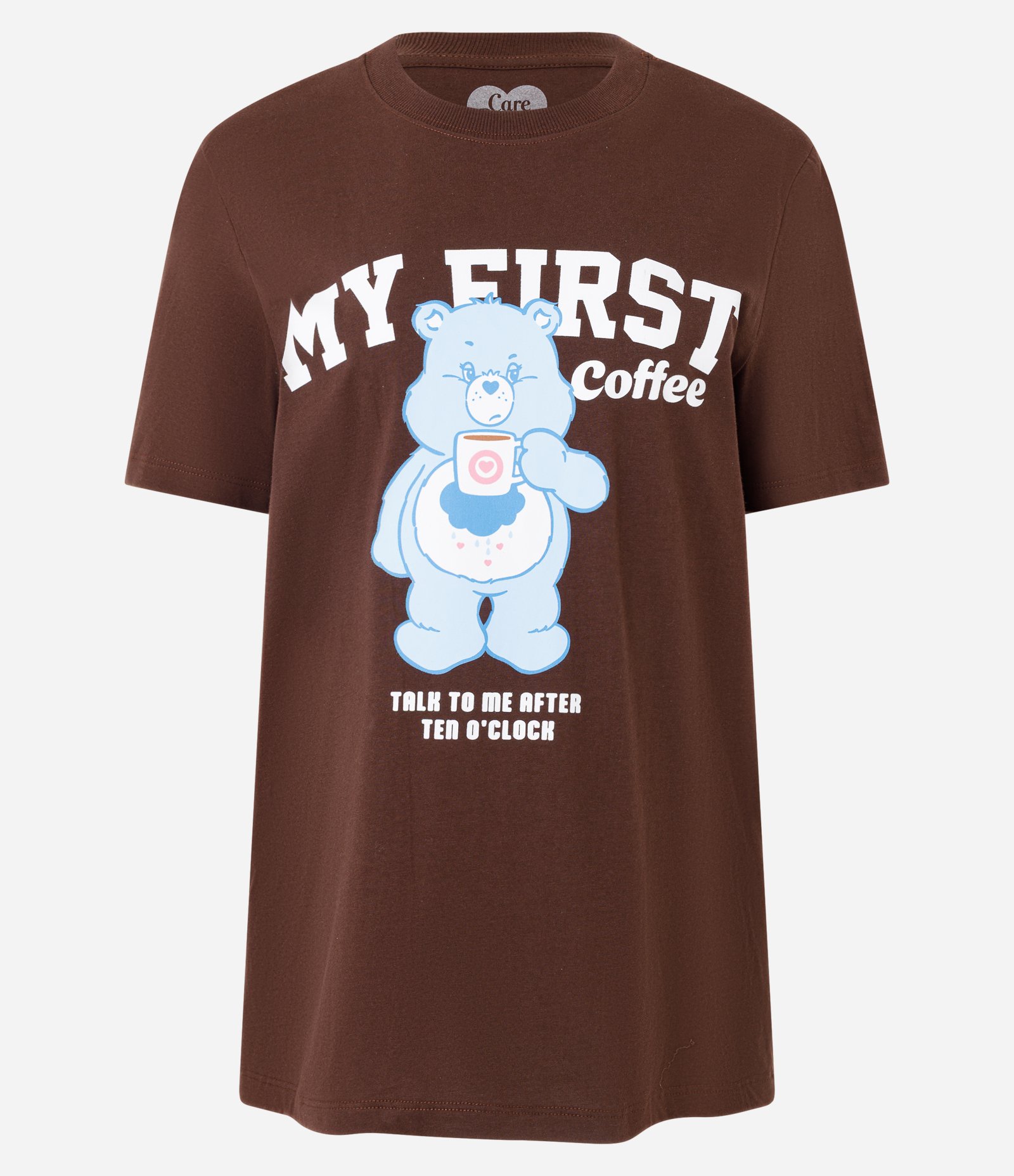 Camiseta em Algodão com Estampa Ursinhos Carinhosos Marrom 3