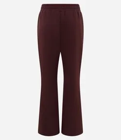 Calça Moletom com Felpa e Cós Elástico