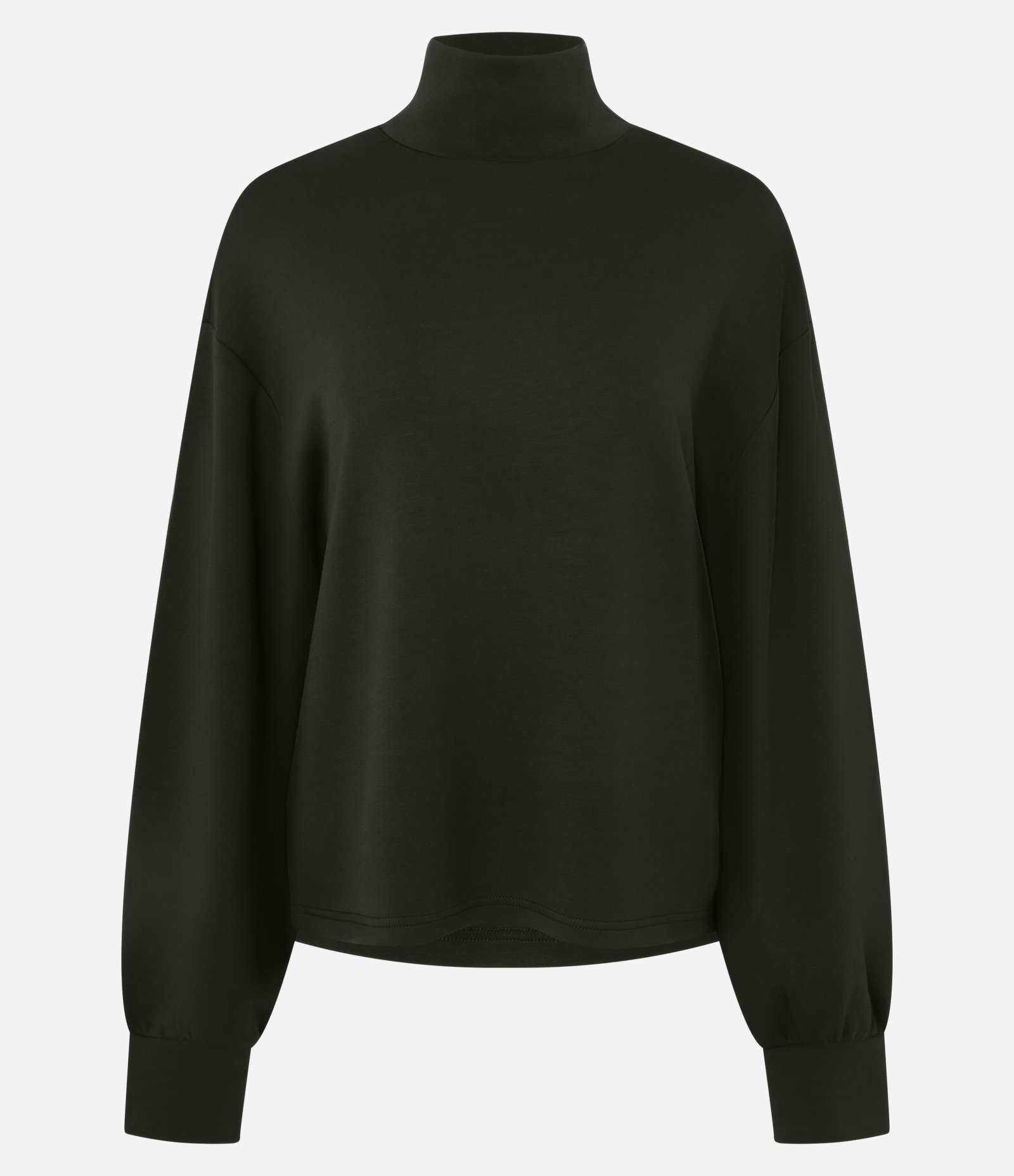 Blusão Fechado em Modal com Golinha Verde 1