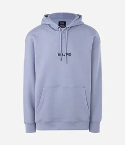 Blusão Masculino Moletom Relaxed com Lettering Solar