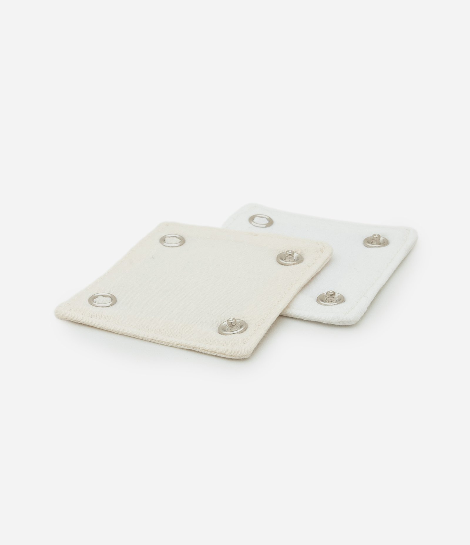 Kit 02 Extensores de Body em Algodão - Tam U Branco/Bege 2