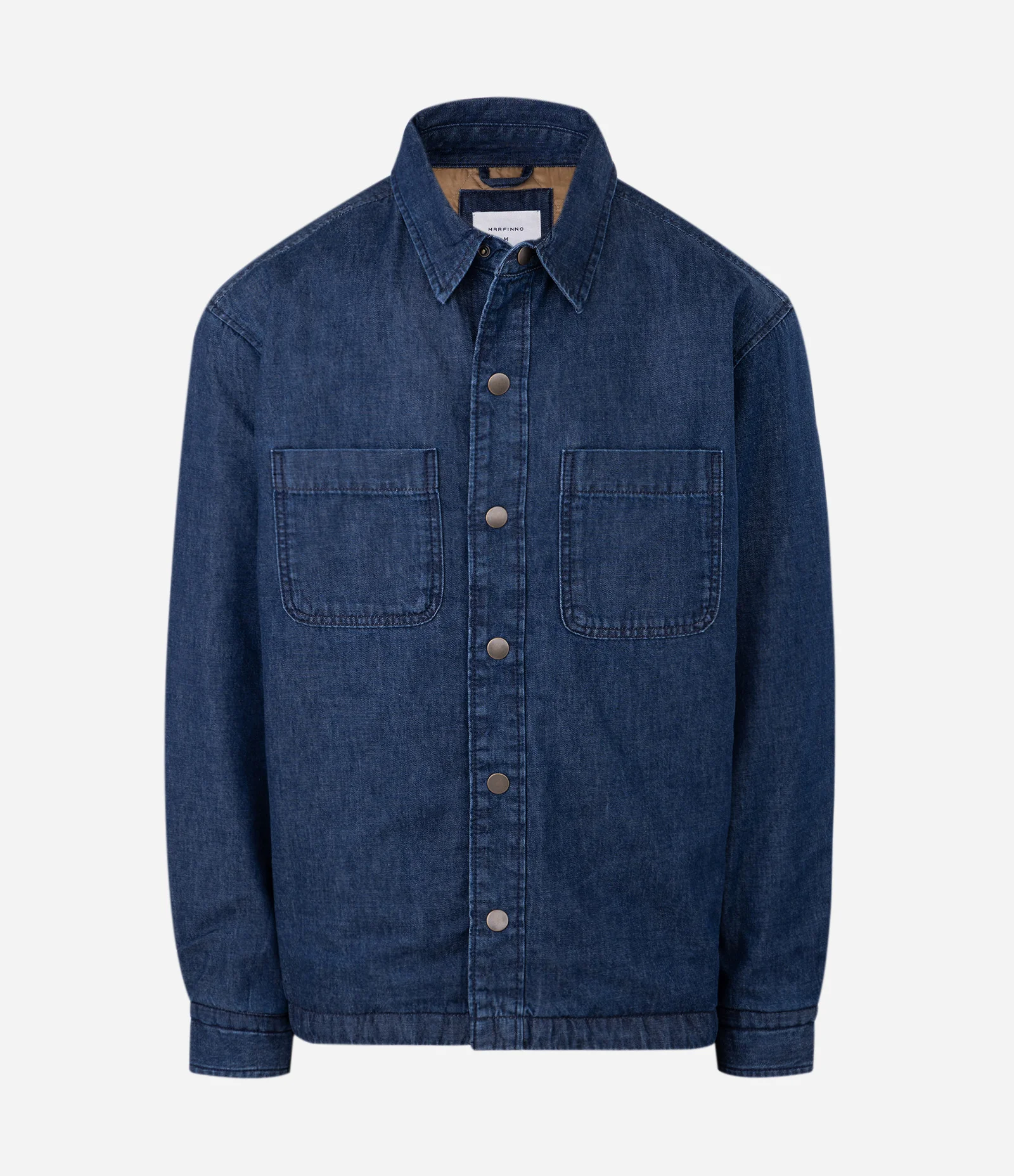 Jaqueta Jeans com Forro e Bolso no Peito Azul 1