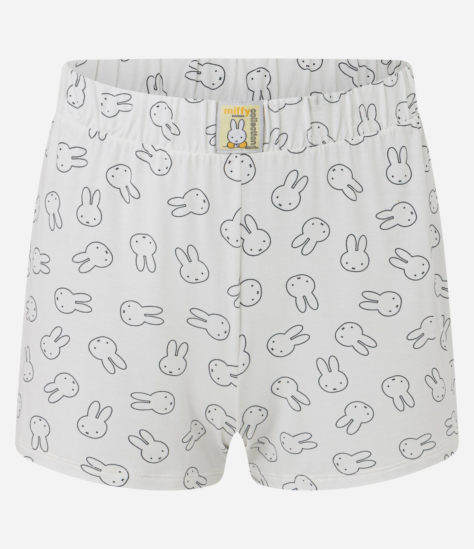 Pijama Short Doll em Viscolycra com Estampa Miffy Branco 4
