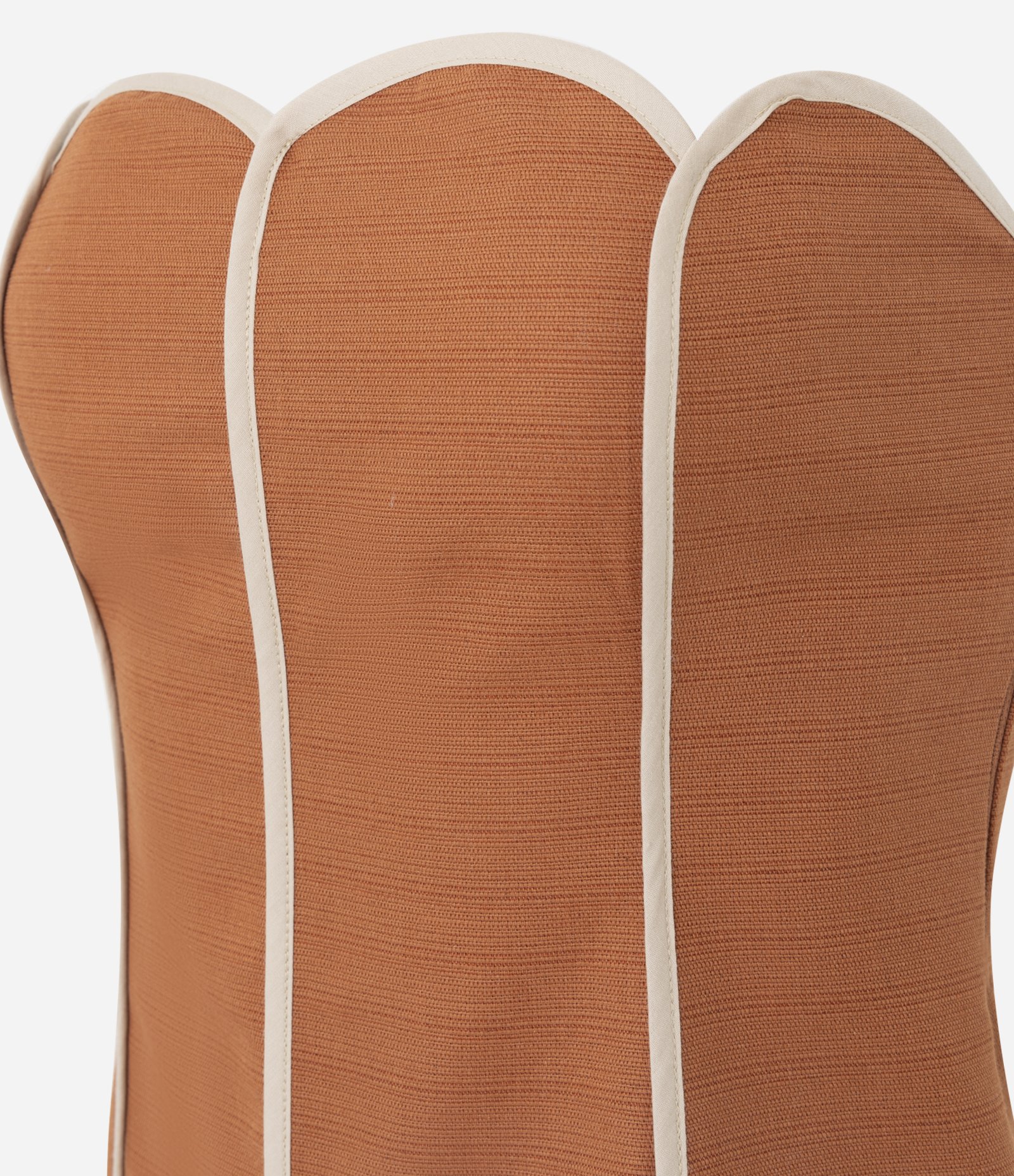 Blusa Tomara Que Caia com Viés Contrastantes Marrom 5