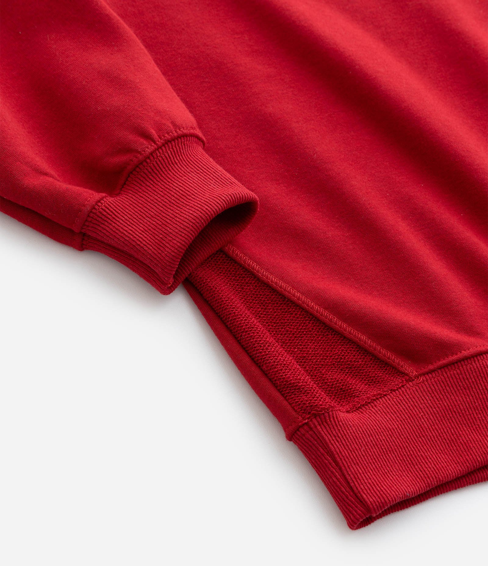 Casaco Infantil em Moletom sem Felpa com Lettering – Tam 5 a 14 Anos Vermelho 4