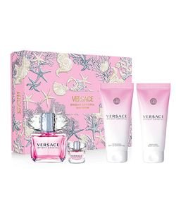 Kit Bright Crystal  EDT 90 ml + Loção Corporal 100ml + Bath & Shower Gel 100ml + EDT 5ml