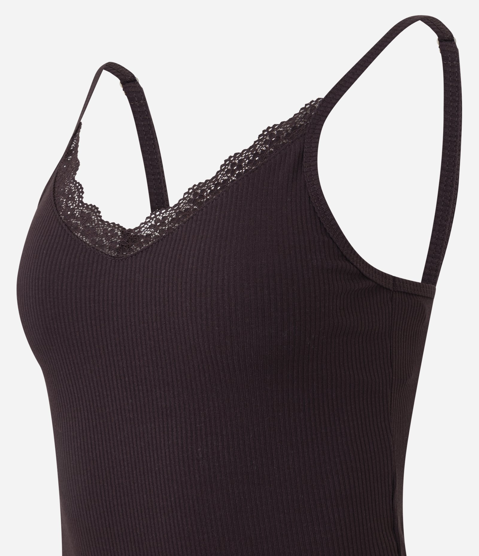 Pijama Curto em Ribana com Short Estampa Xadrez e Ursinhos Marrom 4