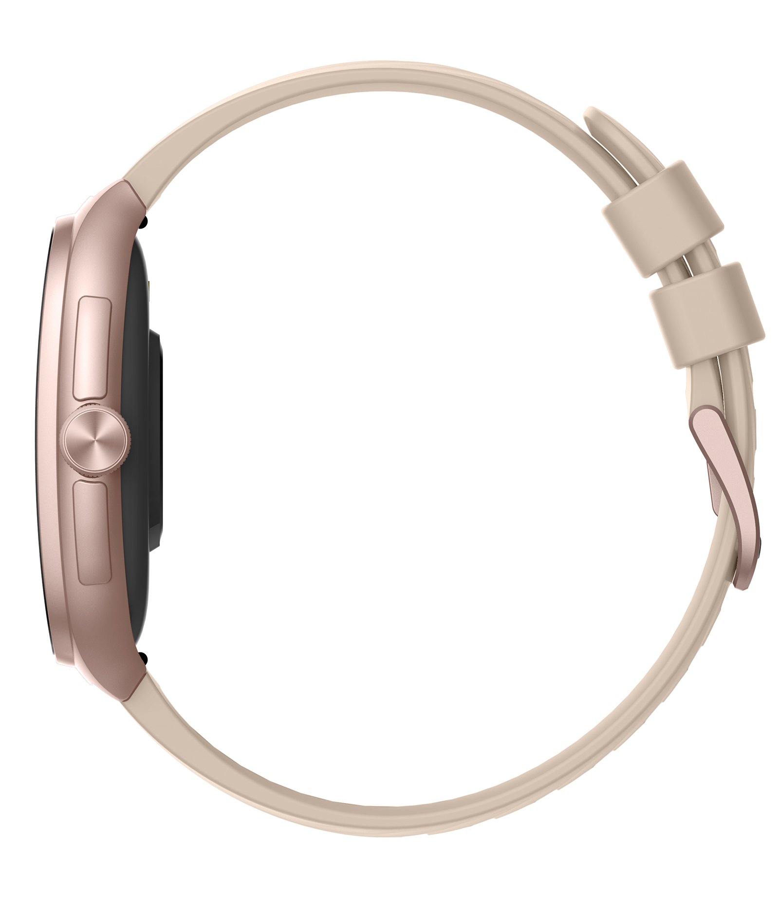 Relógio Smartwatch Silicone Lince Fit Bege 2