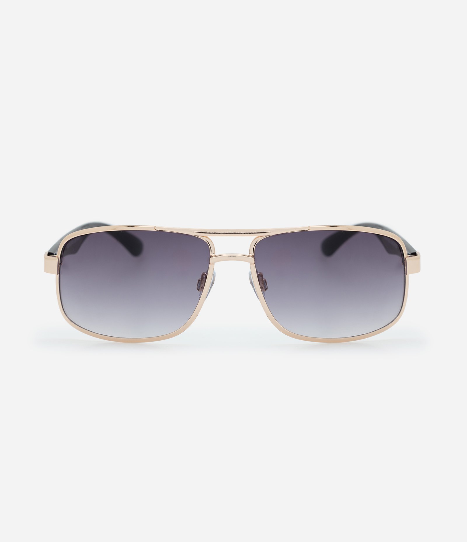 Óculos de Sol com Lente Fumê e Hastes Finas Dourado 2