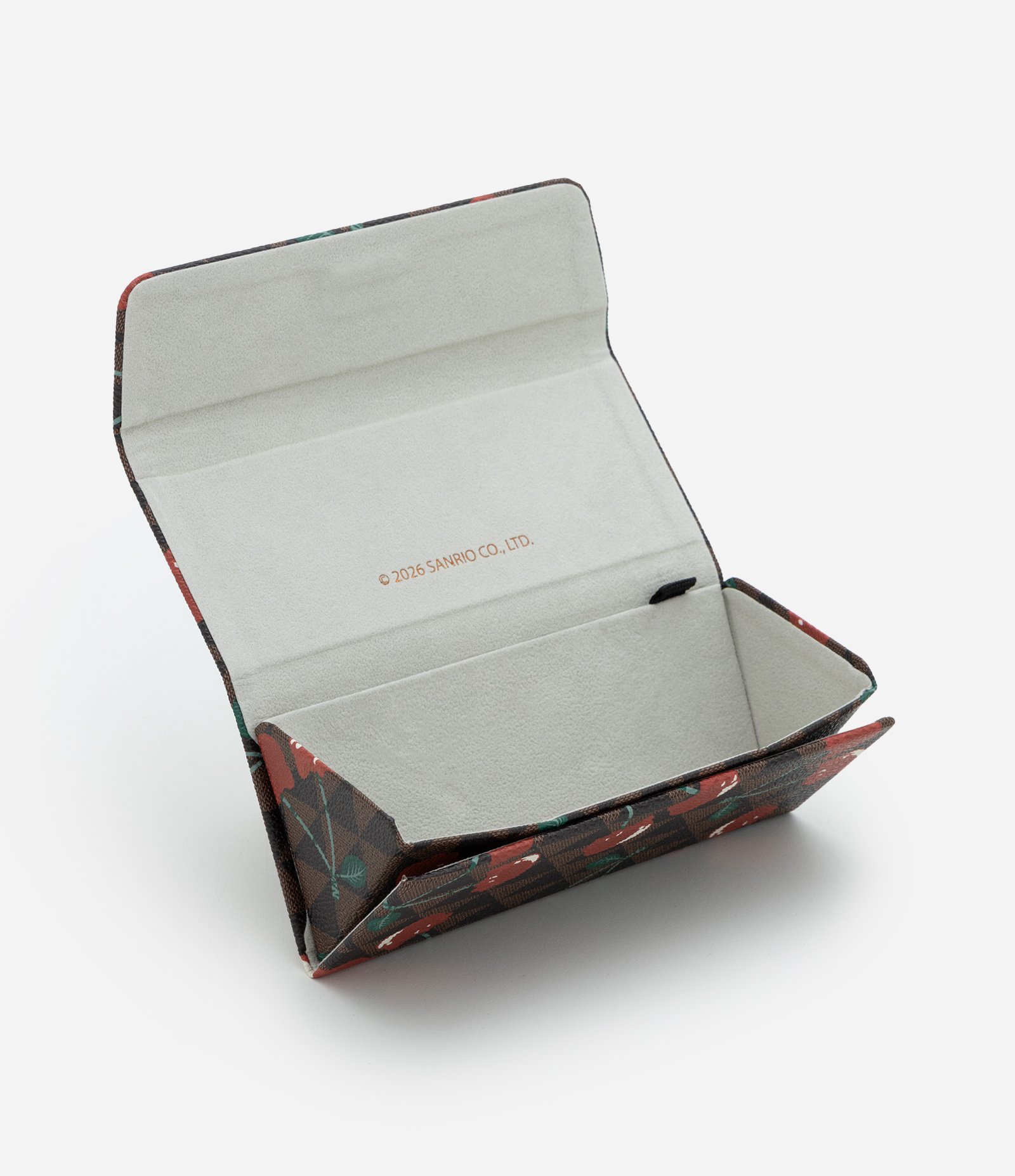 Estojo de Óculos Dobrável em PU com Estampa Hello Kitty Multicores 5