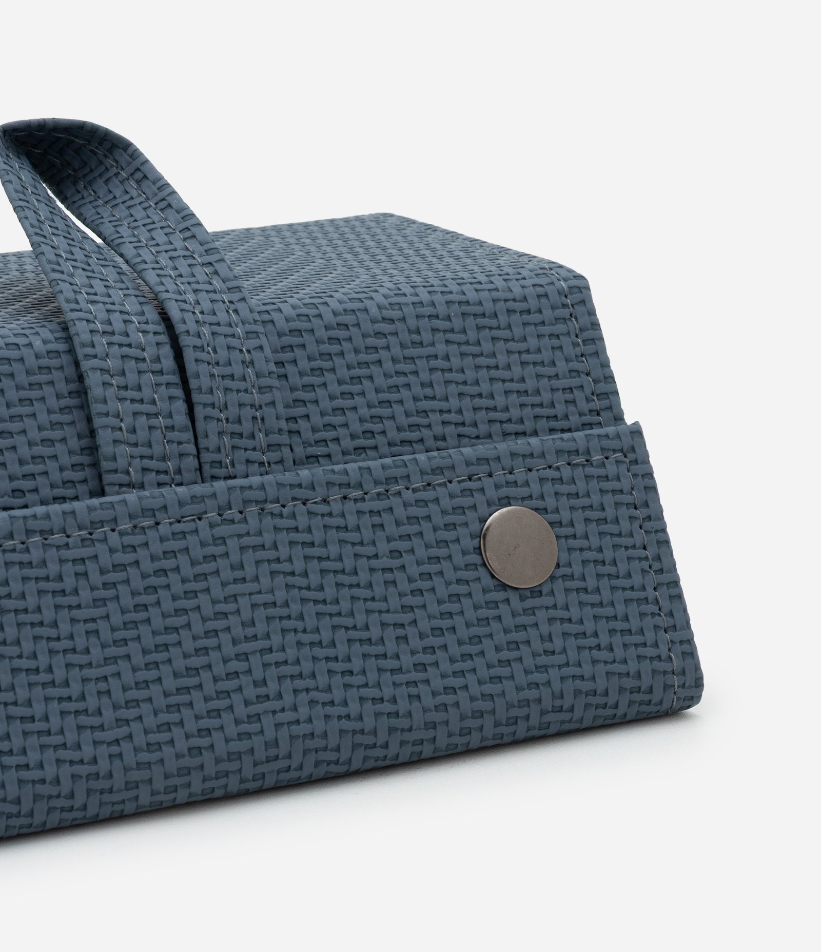 Estojo de Óculos em PU Estruturado com 03 Divisórias Azul 3