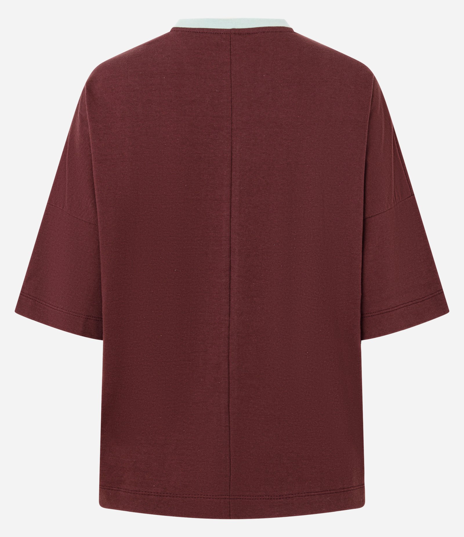 Camiseta Boxy com Estampa Sports e Detalhes nas Mangas Vermelho 6