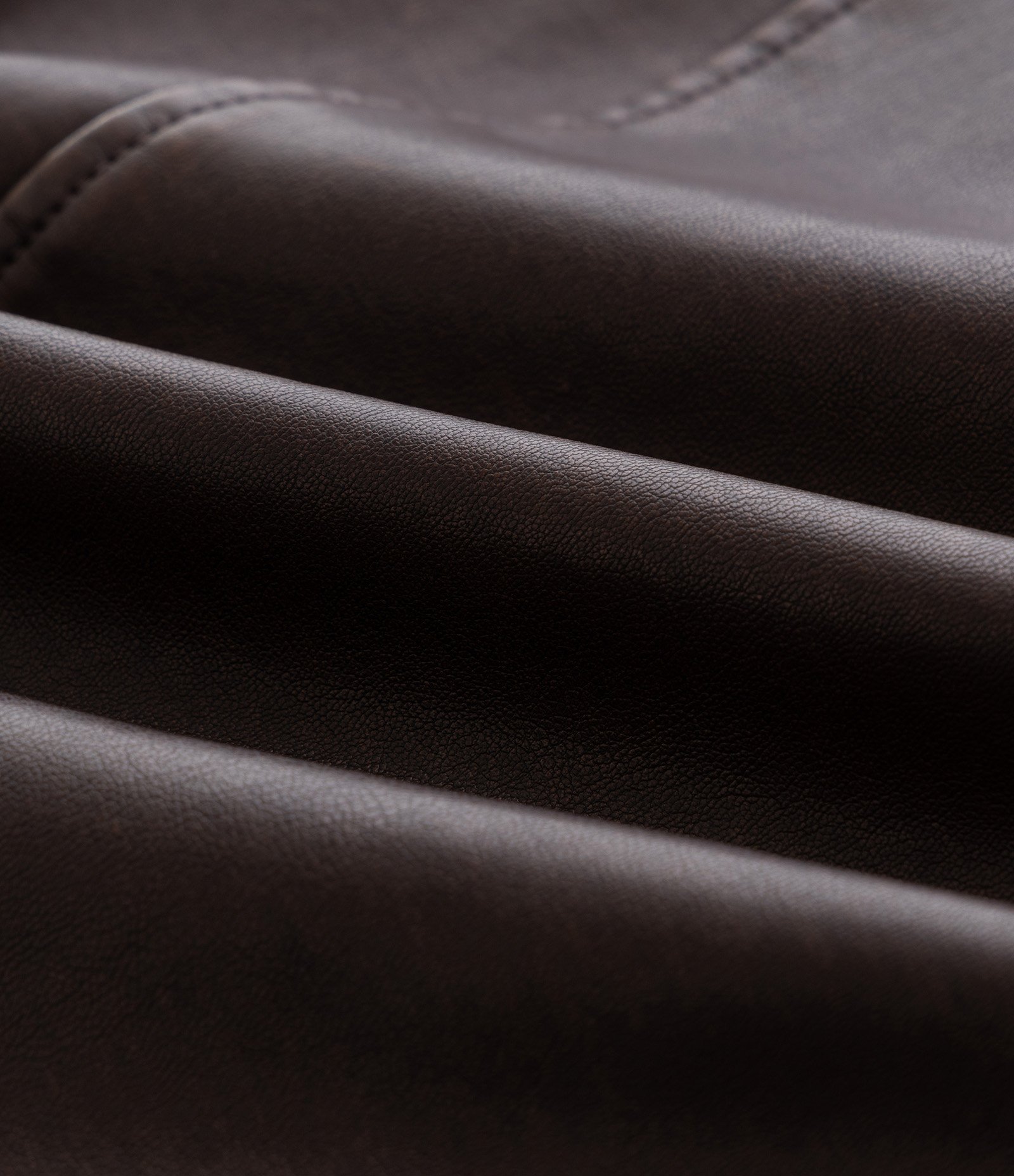 Jaqueta Biker em PU Lavado com Cinto Curve & Plus Size Marrom 3