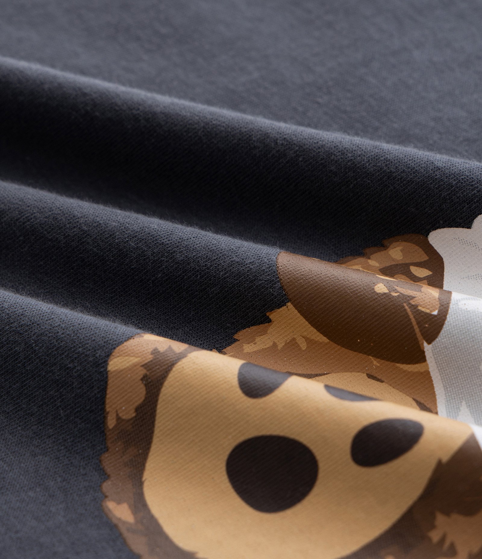 Camiseta Infantil com Estampa de Urso – Tam 7 a 14 Anos Preto 4