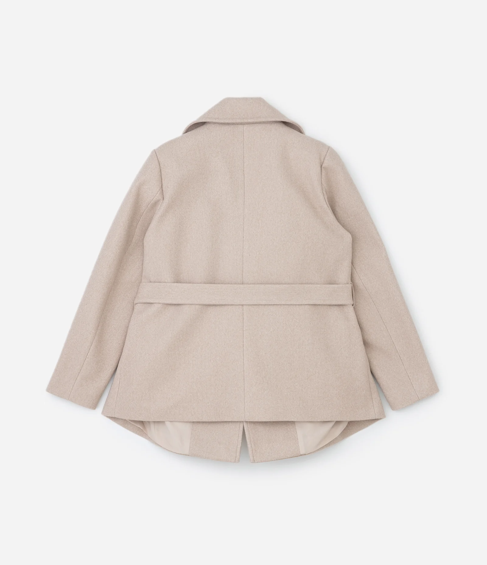 Casaco Alongado em Polivelour Curve & Plus Size Bege 2