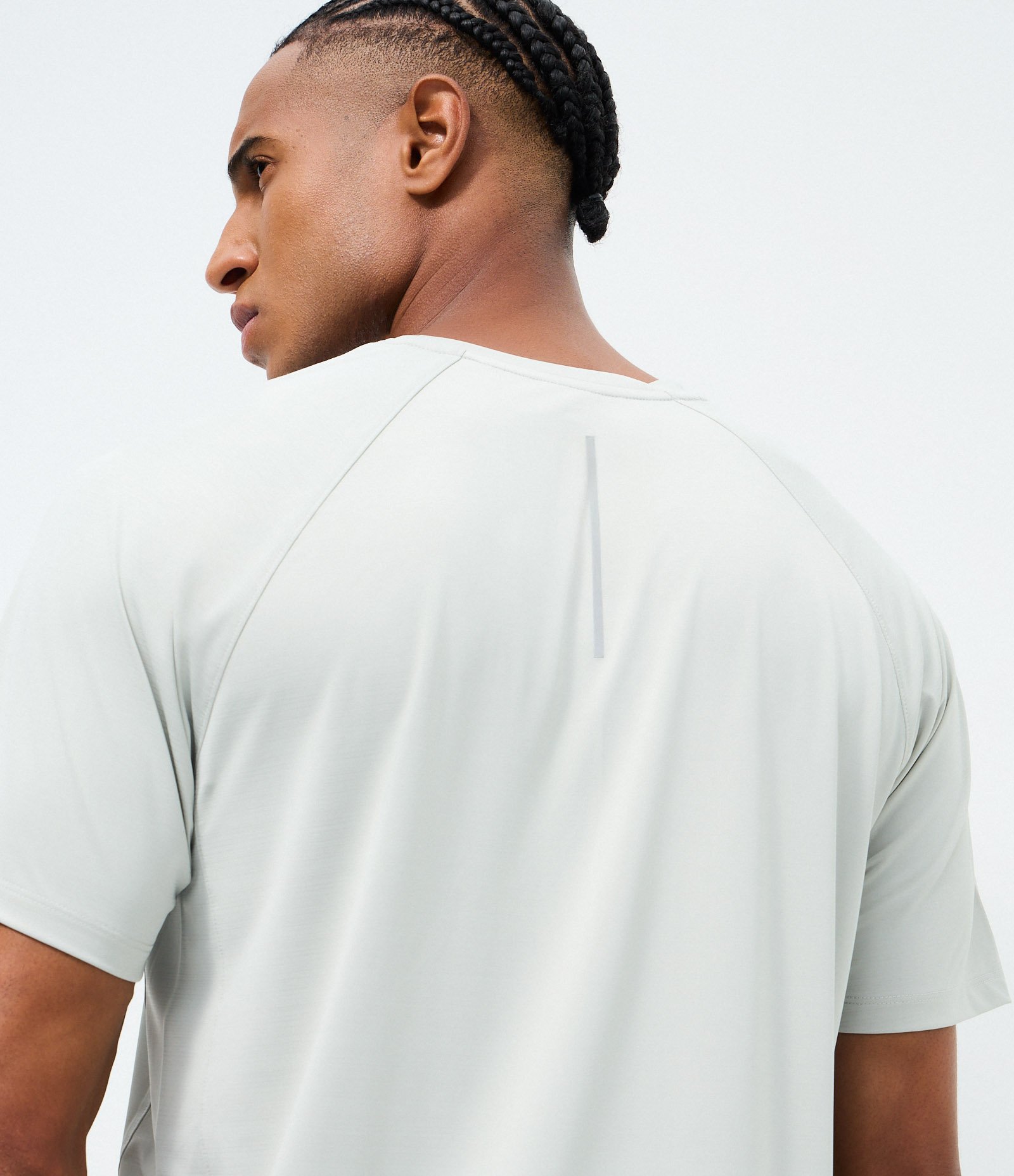 Camiseta Manga Curta Dry Texturizada com Lettering Cinza 3