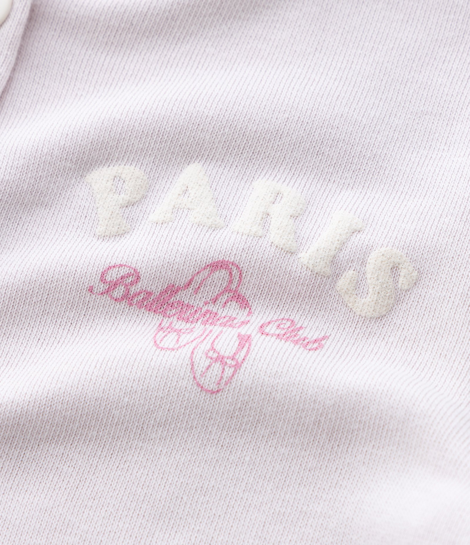 Blusa Moletom Sem Felpa com Lettering - Tam 1 a 6 Anos Rosa 6