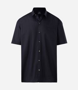 Camisa Relaxed em Algodão com Bolso