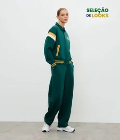 Calça Balloon Esportiva em Microfibra